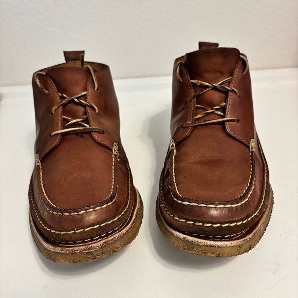Cole Haan X Todd Snyder Olmstead Brown Suede/Leather Mens Moc Chukka Boot12M